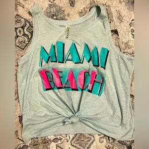 Miami Beach tank, purchased (guess where) on Miami Beach!!